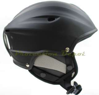 New Ski & Snowboard Winter Sports Helmet Matte Black CE Large 59/60cm 