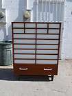 ARCHITECTURAL JAPANESE INSPIRED MID CENTURY MODERN TALL CHEST