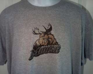 Manitoba MOOSE AHL Hockey Throwback Styel T Shirt XX Large  