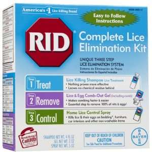  Rid Lice Elimination Kit 11 oz (Quantity of 3) Health 