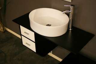 Modern Contemporary Single Sink Bathroom Vanity 39.4  