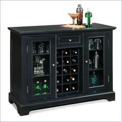 Home Styles Bedford Home Bar Cabinet in Ebony [207809]