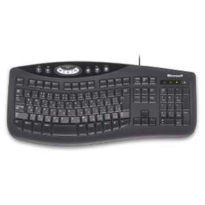 Microsoft Comfort Curve Keyboard 2000   USB   QWERTY   Black   English 
