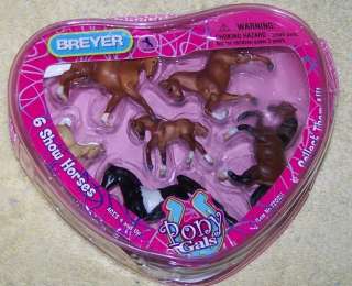 Breyer Pony Gals *Show Horses* Set of 6 Mini Horses New  