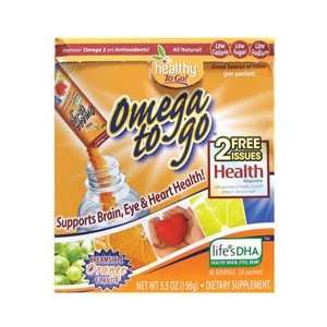 Healthy To Go, Omega To Go Creamsicle Orange 12 packets [5.5 oz (156 