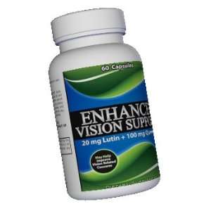 Enhanced Vision Support   All Natural Herbal Eye Supplement for 