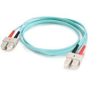  Cables To Go Fiber Optic Duplex Patch Cable. 5M AQUA FIBER 