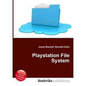  Playstation File System Ronald Cohn Jesse Russell Books