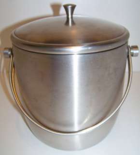 Stainless Steel Ice Bucket with Tongs  