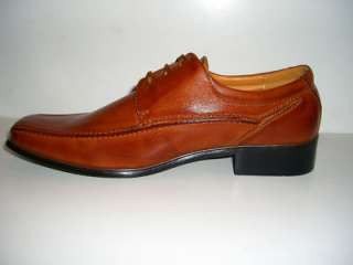 SAADAT ITALIAN Design Brown Mens Shoes Dress Size 7.5  