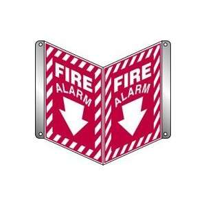  3D SIGNS FIRE ALARM (ARROW) 12 x 9 Panel Sign