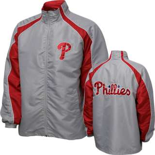 Philadelphia Phillies Grey Full Zip Jacket  