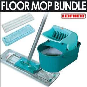  Leifheit Profi Floor Mop, Micro Duo Pad and Profi Compact Mop 