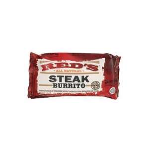 Reds All Natural Burrito,steak, 11 Oz (Pack of 10)  