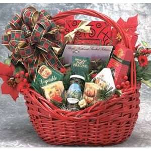 Christmas Holiday Grand Gourmet Food Gift Basket with Wild Smoked 
