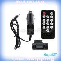 For iPhone iPod FM Radio Transmitter+Car Charger Remote  