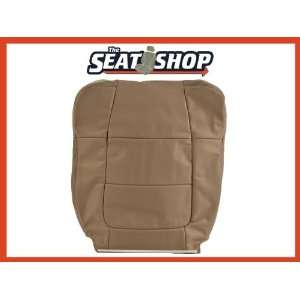01 02 Ford F150 Lariat Buckets Med Parchment Leather Seat Cover P4 RH 