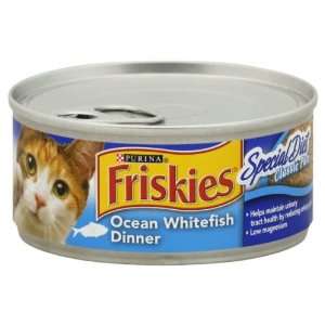 Friskies Special Diet Cat Food, Classic Pate, Ocean Whitefish Dinner 