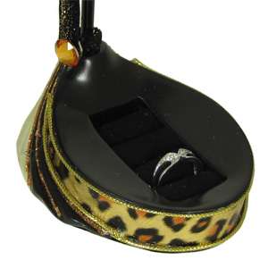 Masquerade Mask Jewelry Stand Ring Holder Leopard print  