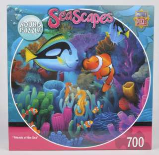SeaScapes Friends of the Sea Round Jigsaw Puzzle  