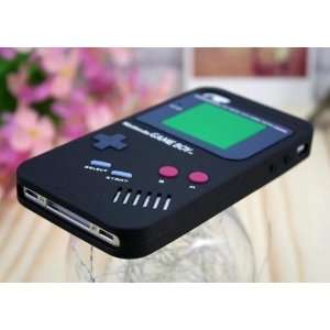 Nintendo Game Boy silicone 3D Classic Case Cover iPhone 4 Black with 