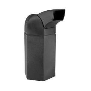   Hexagon Outdoor Garbage Can with Drive Thru Chute