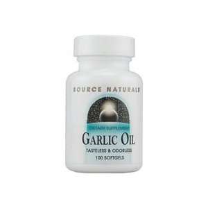  Source Naturals   Garlic Oil, 500 mg, 100 capsules Health 