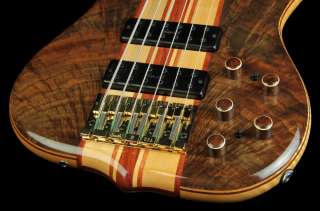 2002 Ken Smith Black Tiger Elite 6 String Bass Natural  