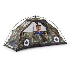 Kids SUV Tent Camo boys military outdoor camp club sleepover party 