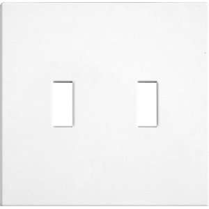  GE 40216 White Double Switch Wall Plate