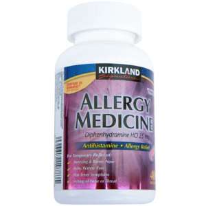 KIRKLAND Allergy Medicine GENERIC BENADRYL 25 mg 400 CT  