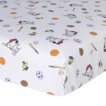 Lambs and Ivy Team Snoopy Fitted Crib Sheet