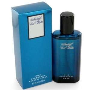 Cool Water Cologne 2.5 oz Deodorant Spray (Glass) by Davidoff for Men