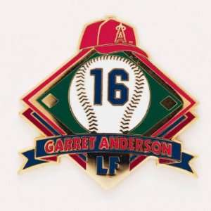    LOS ANGELES ANGELS OFFICIAL LOGO GOLD LAPEL PIN