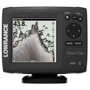  Lowrance Mark 5X Fishfinder Mono 200Khz GPS & Navigation
