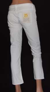 crew matchstick crop skinney leg jean white