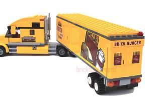 City Custom Brick Burger Truck You Cut Stickers Lego Yellow, Town 