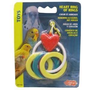  LivingWorld Heart Ring of Rings Bird Toy