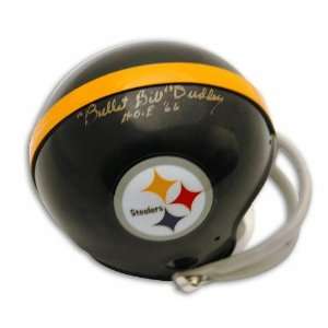  Bullet Bill Dudley Autographed Pittsburgh Steelers Mini 