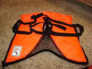 Dog Life Vest Jacket Tiny NEW Orange Fido Float Safety  