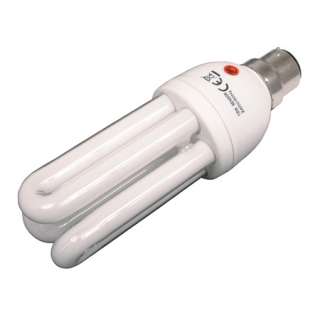 15W LOW ENERGY CFL DUSK DAWN SENSOR LIGHT BULB; BC, B22  