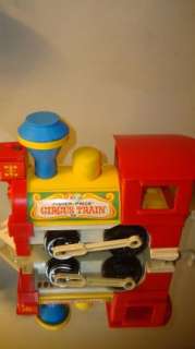 Vintage Fisher Price Little People Circus Train Lot  