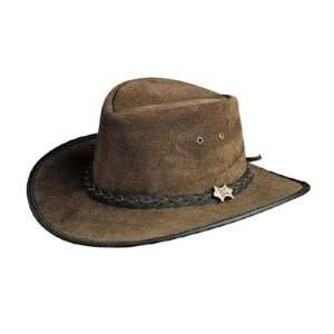 Hat n the Pouch Suede Authentic Australian Aussie Leather Hat