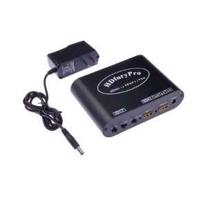   HDMI Input to VGA/YPbPr Video Audio Converter Adapter Box Electronics