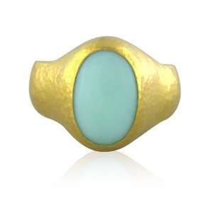  Gurhan Yellow gold New 24k 7.25ct Opal Ring Jewelry