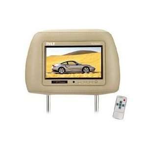  Vinyl Headrest with 7 Built in LCD Monitor Electronics