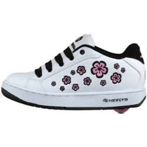  Heelys shoes Cherry Blossom 7411 White/Black/Pink   Size 7 