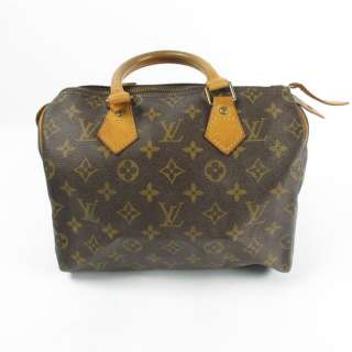 Louis Vuitton Monogram Canvas Speedy 25 Handbag  