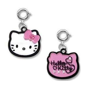   Sanrio Hello Kitty Reversible Pink & Black Mirror Charm with Crystals