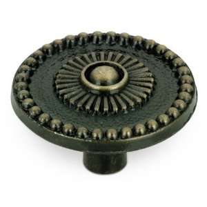  Village expression   1 3/8 diameter rolette embossed knob 